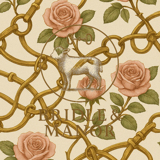 Hydrangeas & Bridles Wallpaper