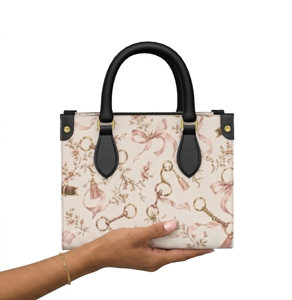 Pink Ribbon Mini Satchel Bag